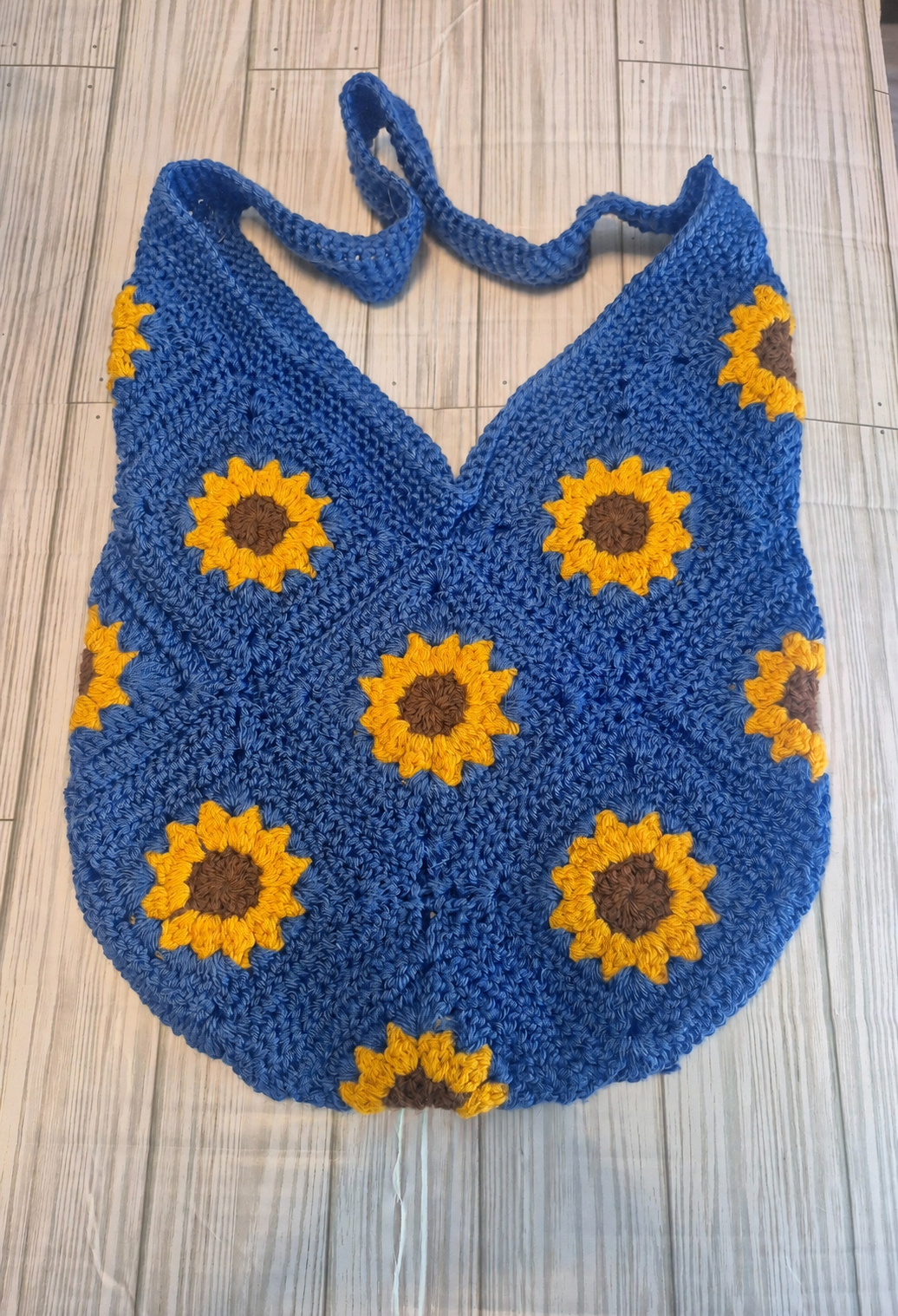 Crochet granny bag