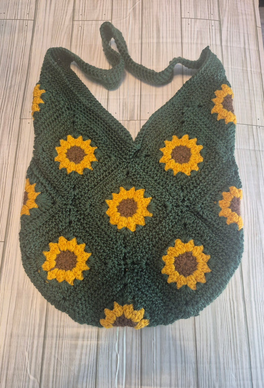 Crochet granny bag