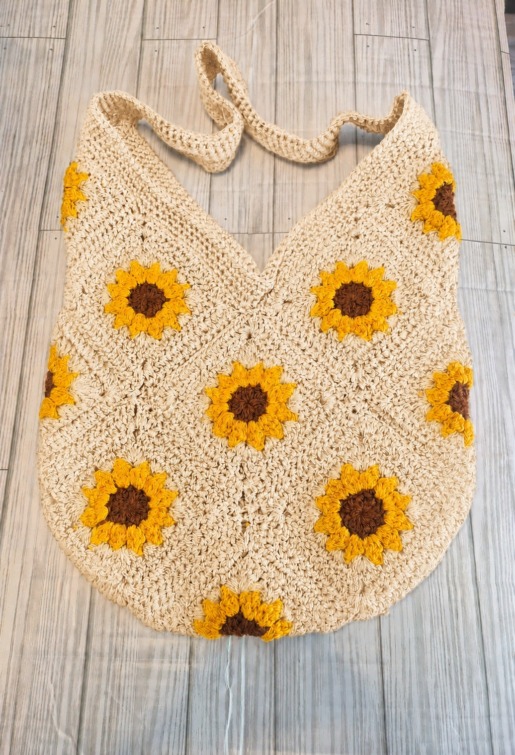 Crochet granny bag