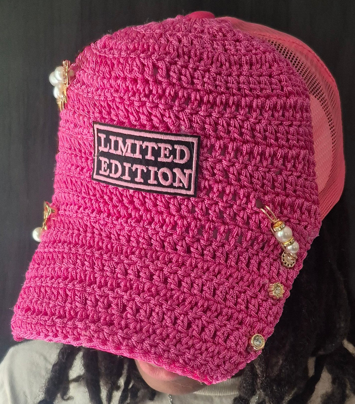 Trucker hat crochet